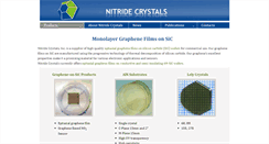 Desktop Screenshot of nitride-crystals.com