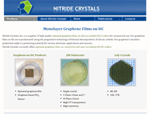 Tablet Screenshot of nitride-crystals.com